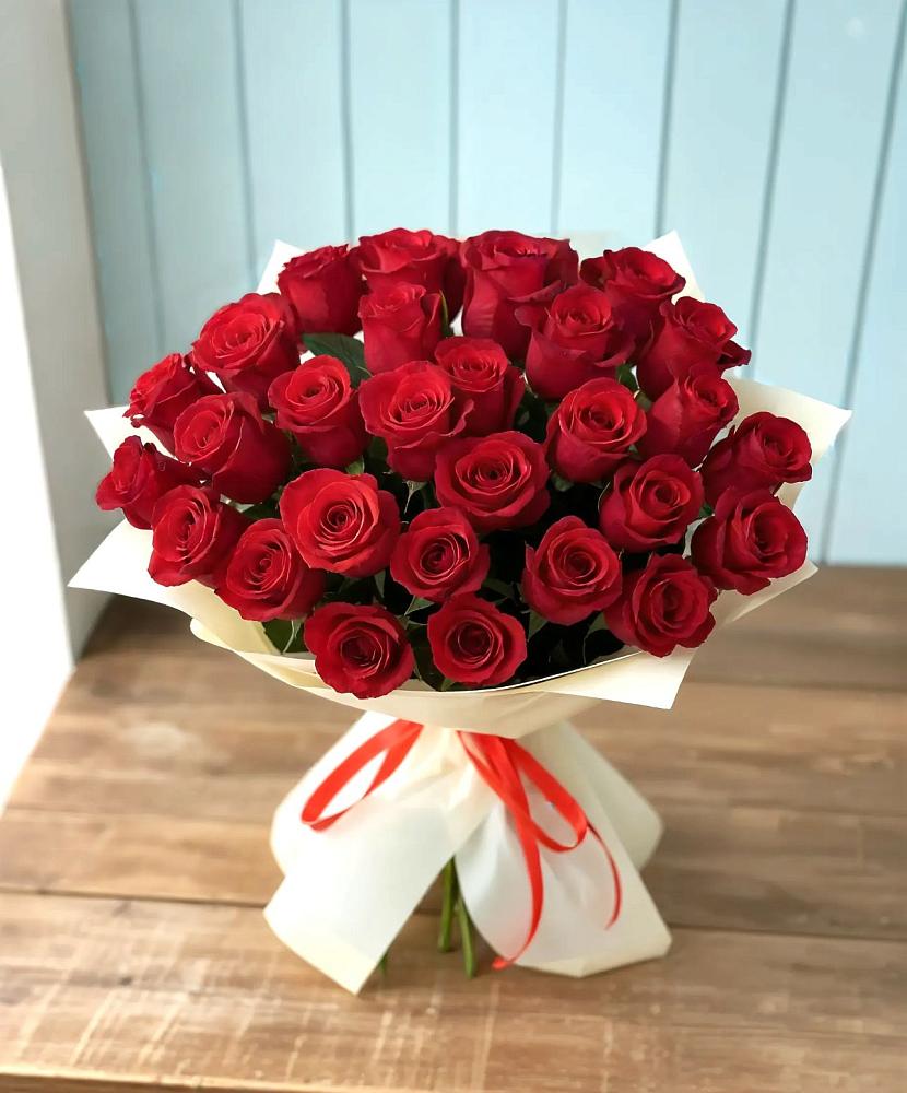 Букет 29 Красных роз в Посёлок совхоза Красковский