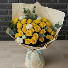 Букет цветов из:  Розы в Посёлок совхоза Красковский