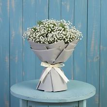 Букет цветов из:  Гипсофила в Посёлок совхоза Красковский