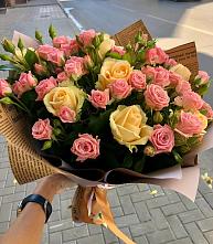 Букет цветов из:  Розы #REPLACE_PRED# Посёлок совхоза Красковский