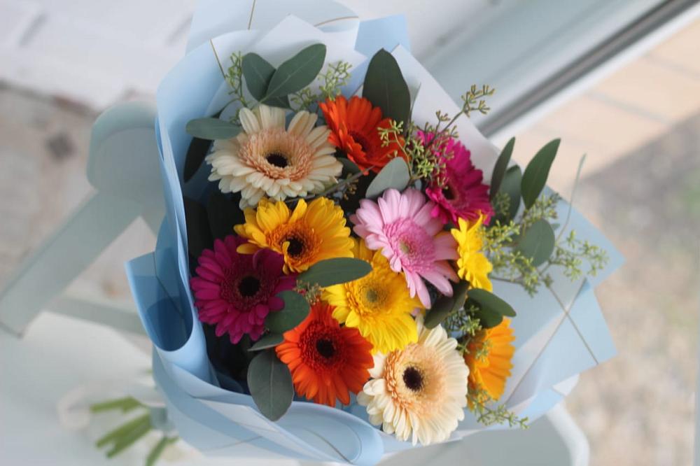 Букет цветов из: Герберы в Посёлок совхоза Красковский