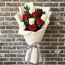 Букет цветов из:  Розы в Посёлок совхоза Красковский