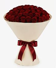 Букет 101 Бордовая роза Блэк Бакарра в Посёлок совхоза Красковский