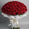 Букет 101 Красная роза Блэк Мэджик в Посёлок совхоза Красковский