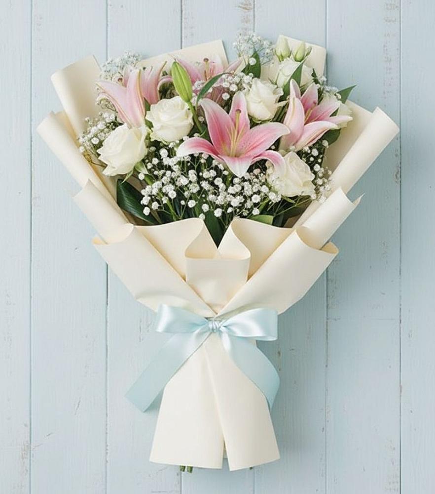 Букет цветов из: Лилии в Посёлок совхоза Красковский