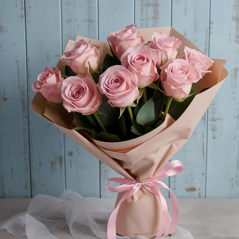 Букет цветов из: Розы в Посёлок совхоза Красковский