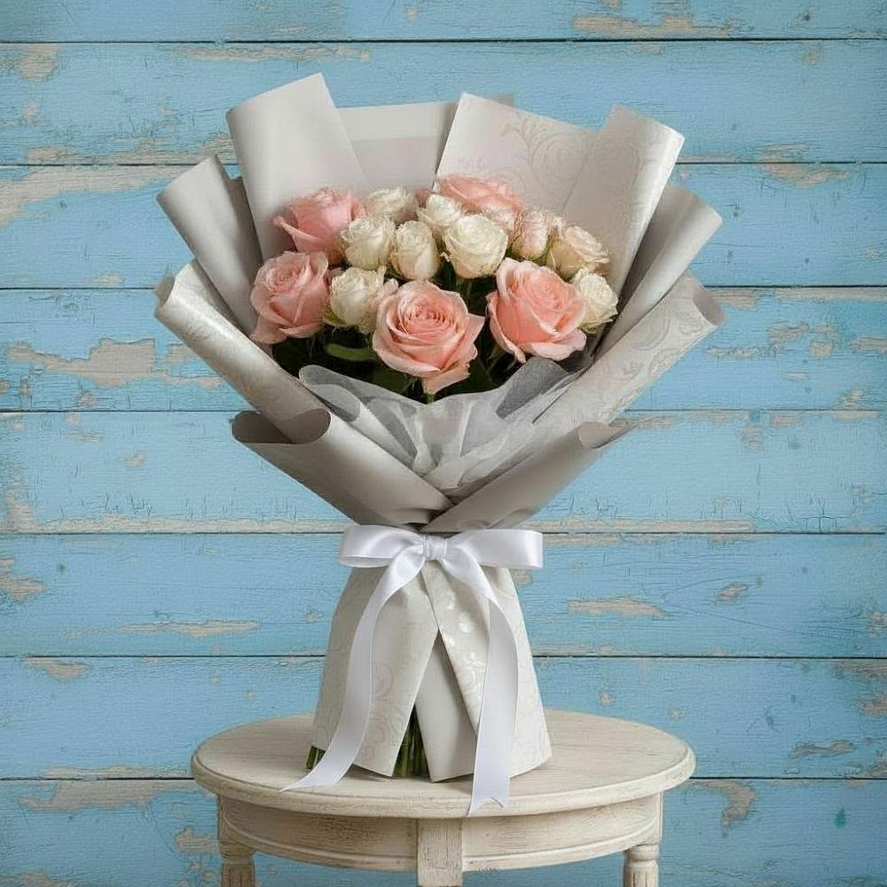 Букет цветов из: Розы в Посёлок совхоза Красковский