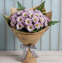 Букет цветов из:  Хризантемы в Посёлок совхоза Красковский