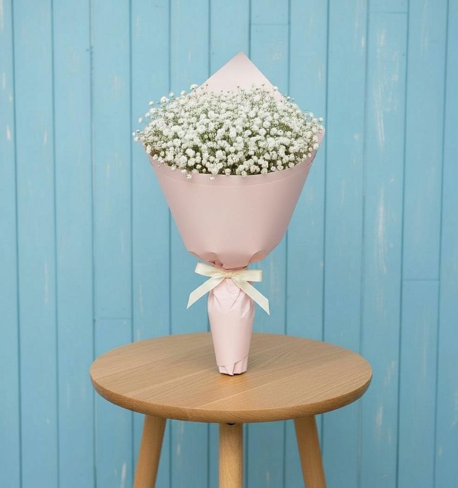 Букет цветов из: Гипсофила в Посёлок совхоза Красковский