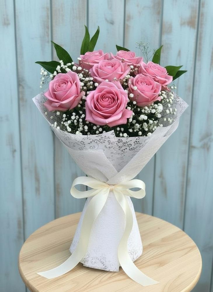 Букет цветов из: Розы в Посёлок совхоза Красковский