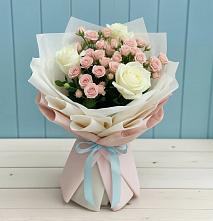 Букет цветов из:  Розы #REPLACE_PRED# Посёлок совхоза Красковский