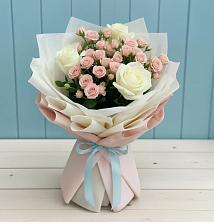 Букет цветов из:  Розы в Посёлок совхоза Красковский