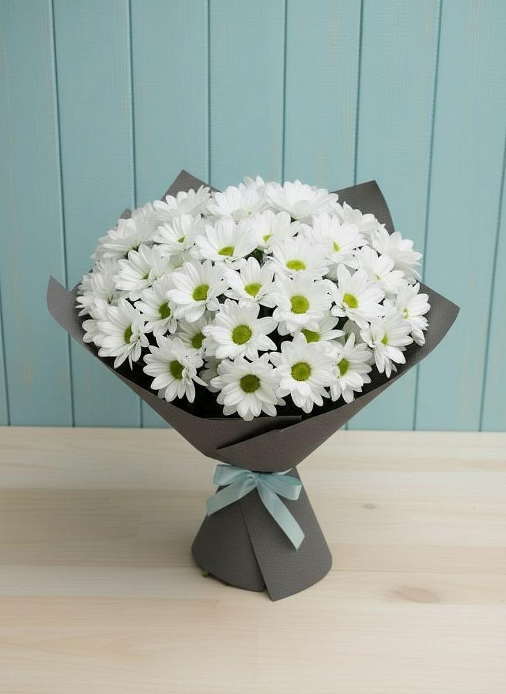 Букет цветов из: Хризантемы в Посёлок совхоза Красковский