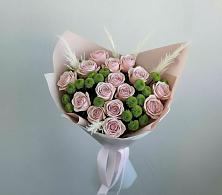 Букет цветов из:  Розы и Хризантемы в Посёлок совхоза Красковский