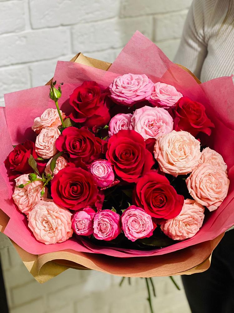 Букет цветов из: Розы в Посёлок совхоза Красковский