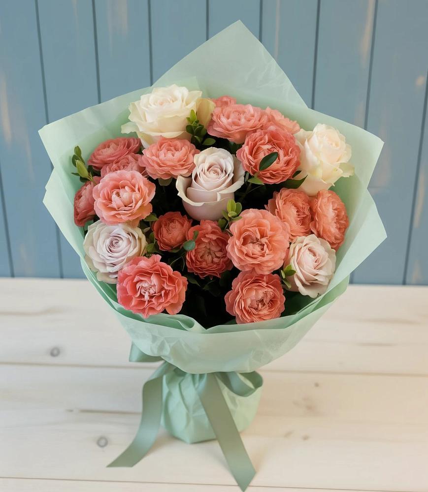 Букет цветов из: Розы в Посёлок совхоза Красковский