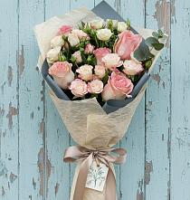 Букет цветов из:  Розы в Посёлок совхоза Красковский