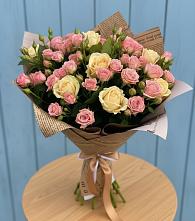 Букет цветов из:  Розы в Посёлок совхоза Красковский