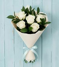 Букет цветов из:  Розы в Посёлок совхоза Красковский