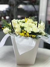 Цветочная композиция из Розы  в Посёлок совхоза Красковский