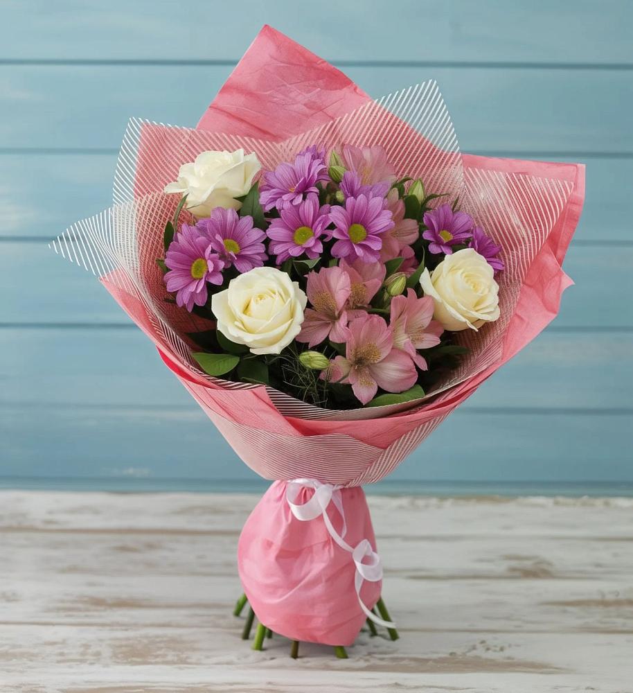 Букет цветов из: Герберы в Посёлок совхоза Красковский