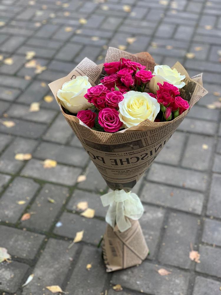 Букет цветов из: Розы в Посёлок совхоза Красковский