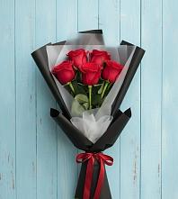 Букет цветов из:  Розы в Посёлок совхоза Красковский
