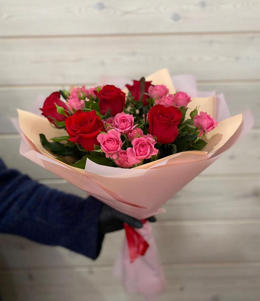Букет цветов из: Розы в Посёлок совхоза Красковский