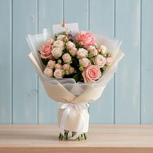 Букет цветов из:  Розы в Посёлок совхоза Красковский