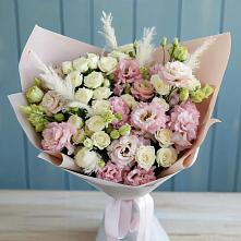 Букет цветов из:  Альстромерии и Розы в Посёлок совхоза Красковский